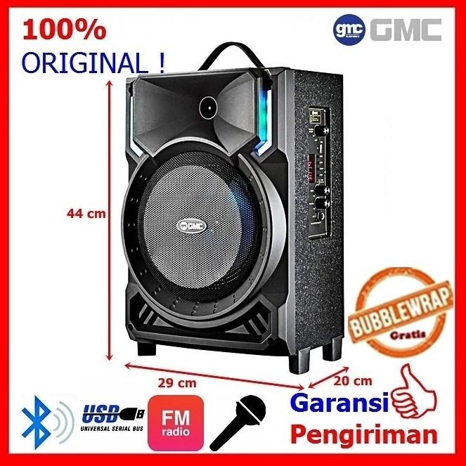 Speaker Bluetooth Gmc 897H 897 H Bonus C Wireless