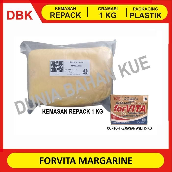 

Pilihan- Forvita Margarine Margarin Gold Repack 1 Kg