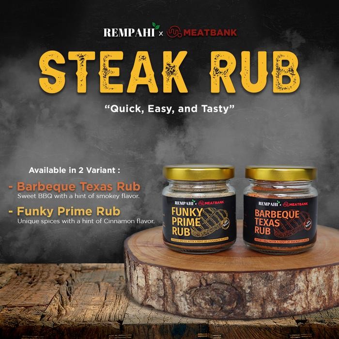 Pilihan- Meatbank Steak Rub Seasoningmeat Spices Beef Bumbu Racik Bubuk Masak