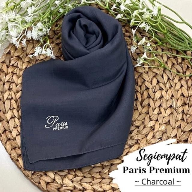 SIAPKIRIM Hijab Segi Empat Paris Premium Jilbab Hijab Segiempat Bahan Paris Premium Coksu Merah Biru