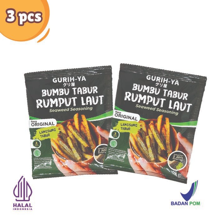 

DISKON Gurih-ya Bumbu Tabur Seaweed (BTS) - 2 pcs READY STOCK