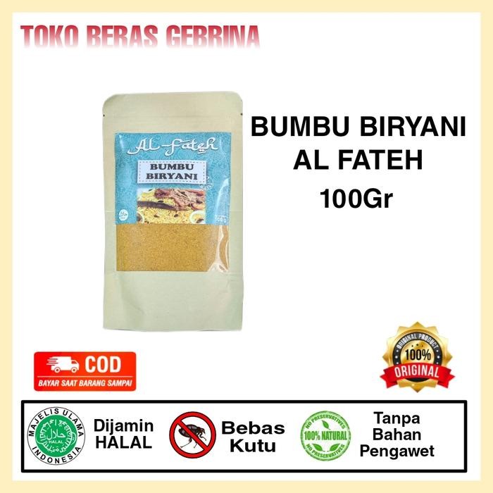 

Stok Baru Bumbu Nasi Biryani Al Fateh 100Gr