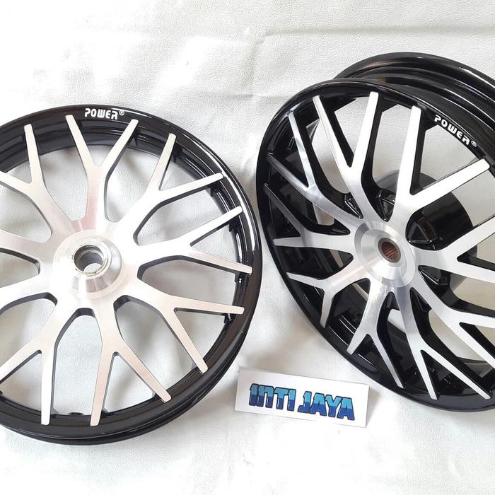 Velg Vario 125 Sni Type Evo Power Black Chrome