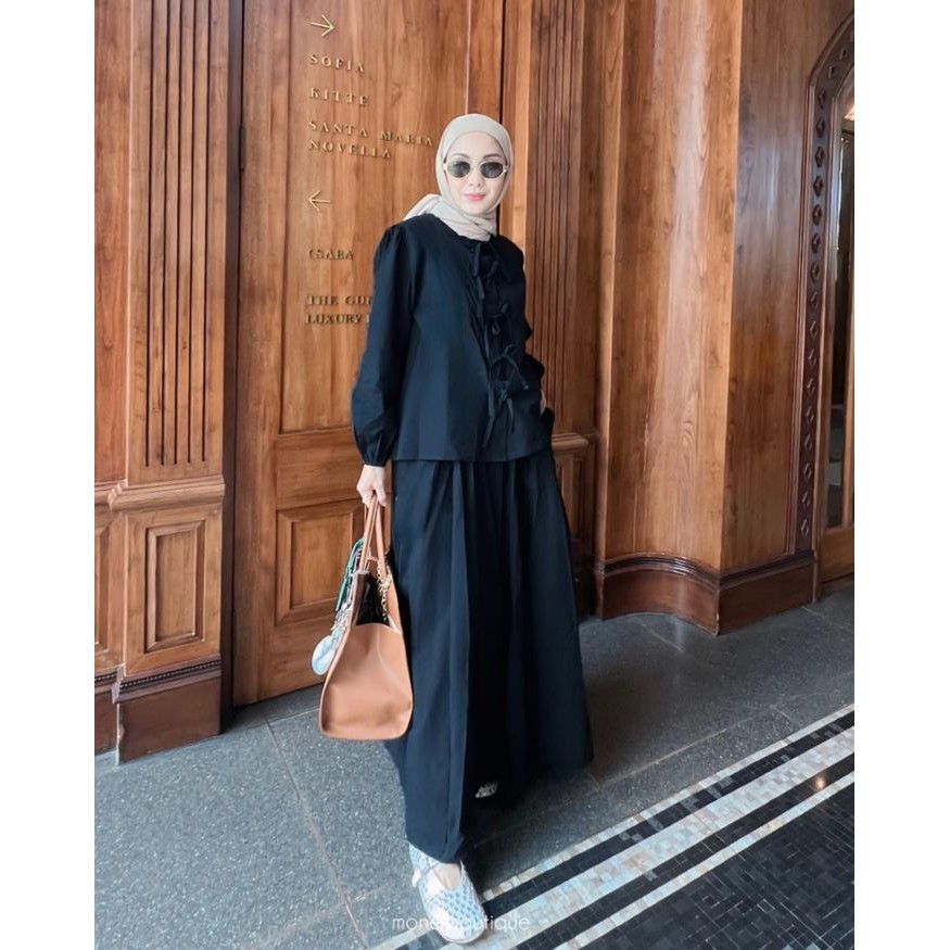 Monel - Atasan / top / Bawahan / Skirt - Calia Set