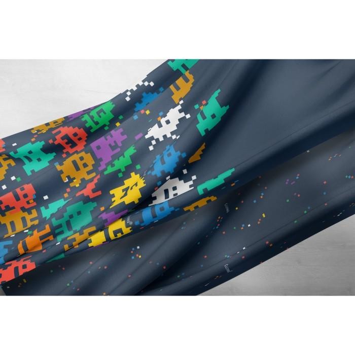 California Sprei Single Full Fitted 120X200 Invaders