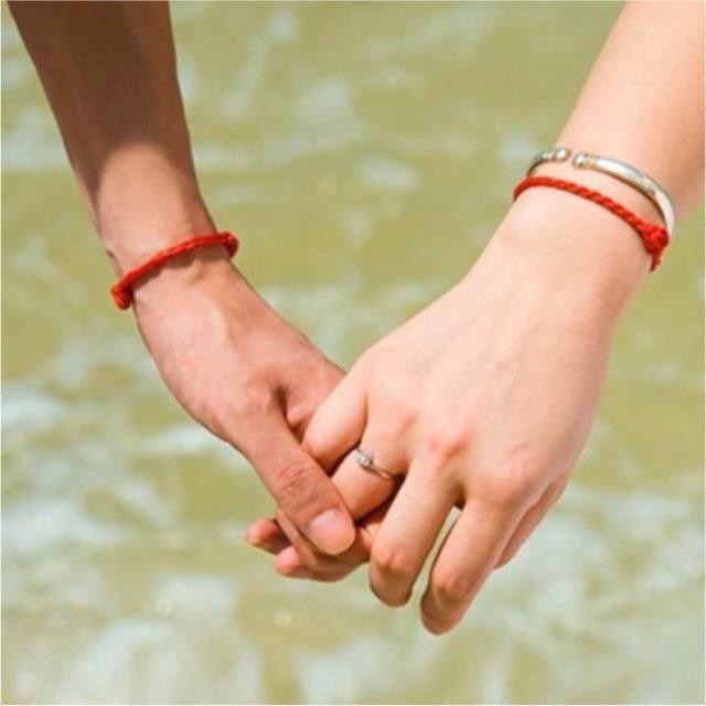 

New Gelang Jodoh Benang Merah Perfect Match 2mm Couple Hitam Tali