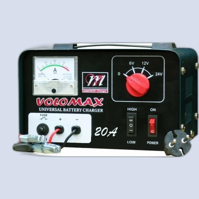 Ready Charger Accu/Aki Volomax 20A bisa cas sampai 200AH