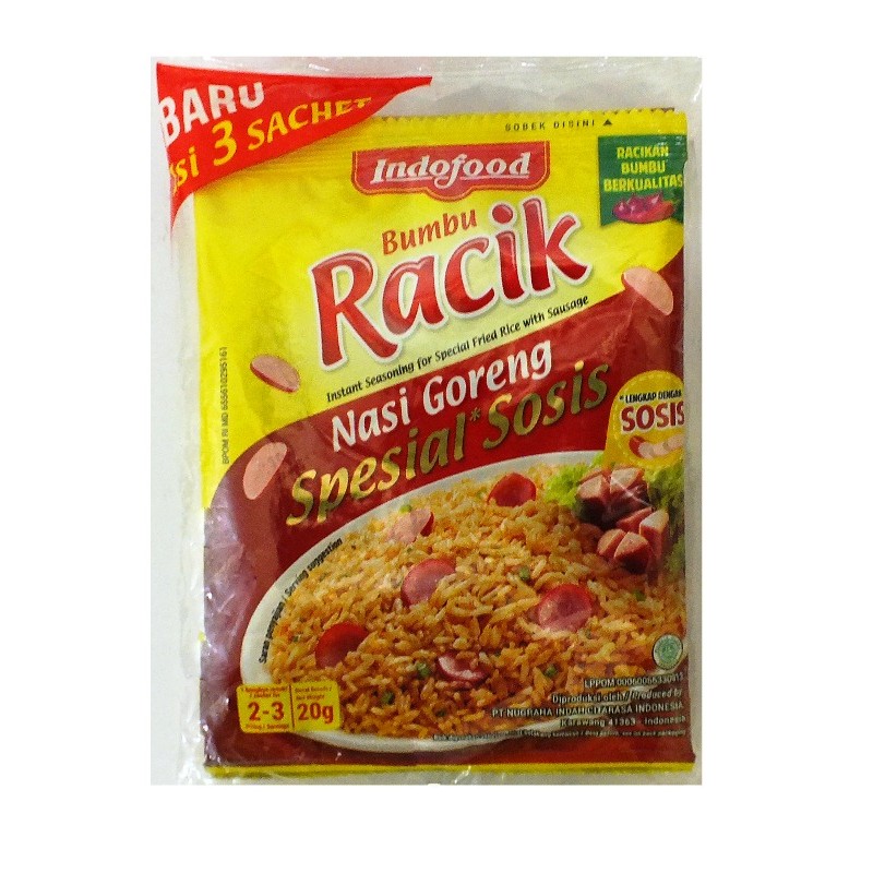 

S17873 BUMBU RACIK INDOFOOD SOSIS 3X20GR MAJU BERSAMA (20250916)