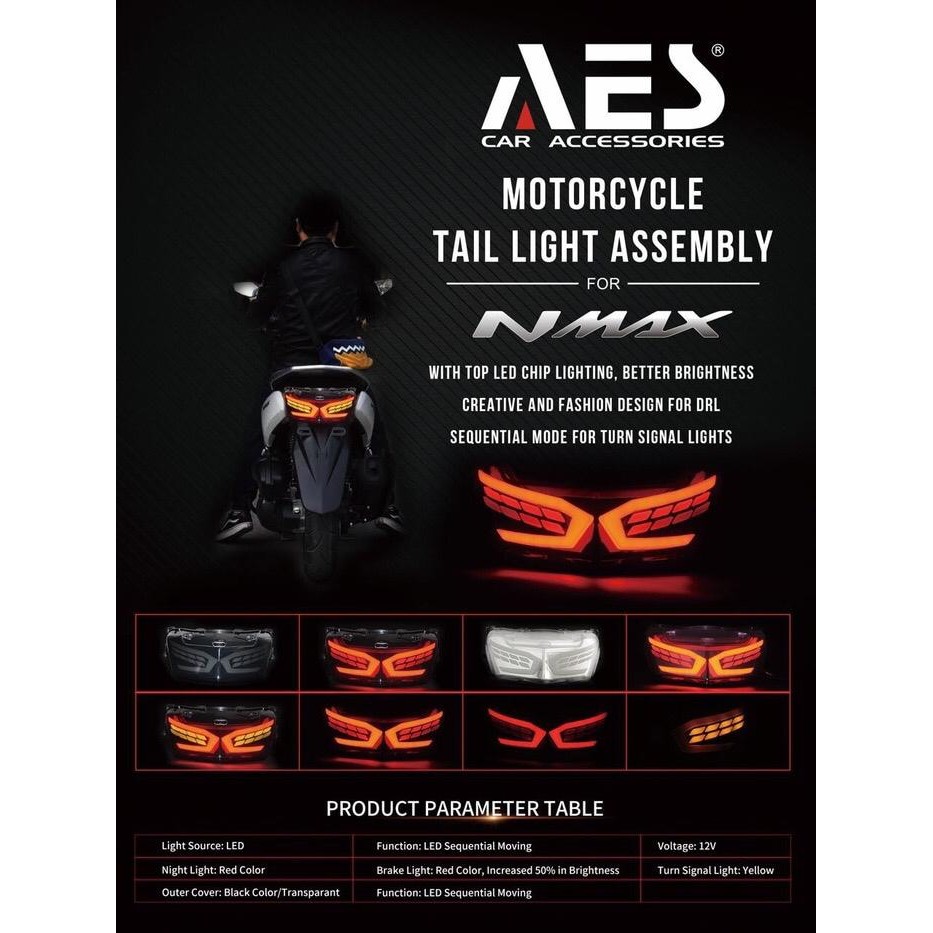 LAMPU STOP NMAX / STOPLAMP 3IN1 NMAX NEW / LAMPU STOP YAMAHA NMAX AES TERMURAH