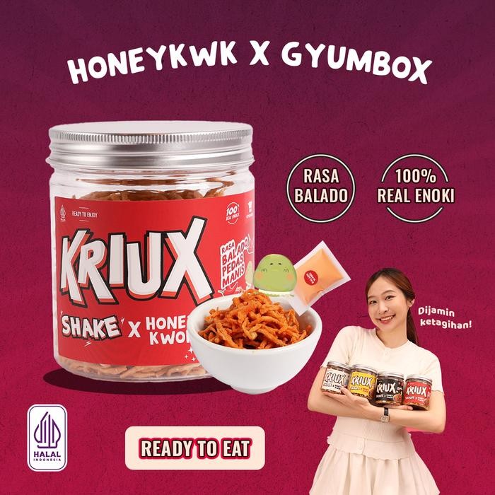 

Honeykwk x Gyumbox kriux enoki bumbu balado pedas manis