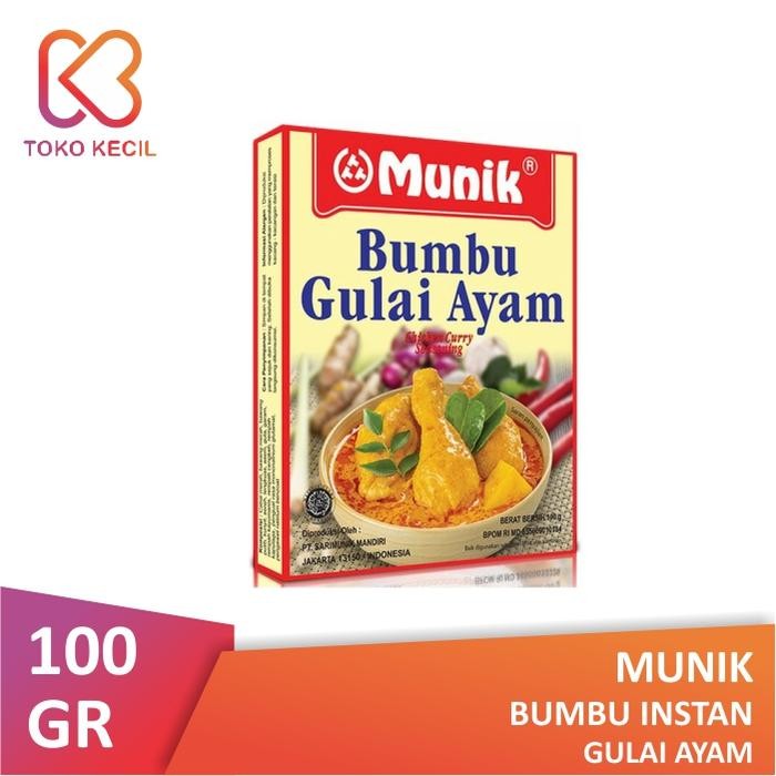 

Stok Baru Munik Bumbu Gulai Ayam 100gr