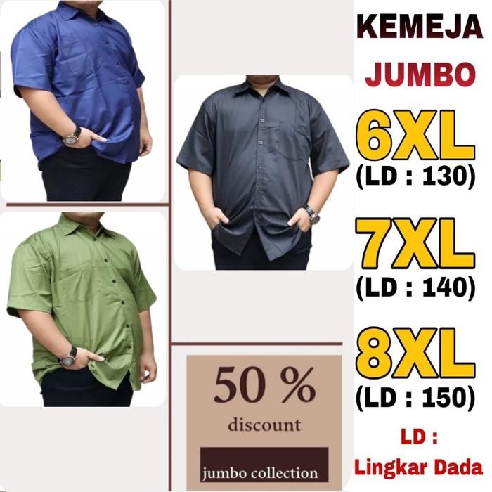 kemeja big size pria hem jumbo kemeja jumbo pria distro kemeja premium