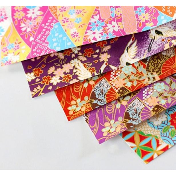 

LovelyCraftStore A02 size A3 42x29cm 5pcs kertas origami jepang, kertas washi jepang, chiyogami,