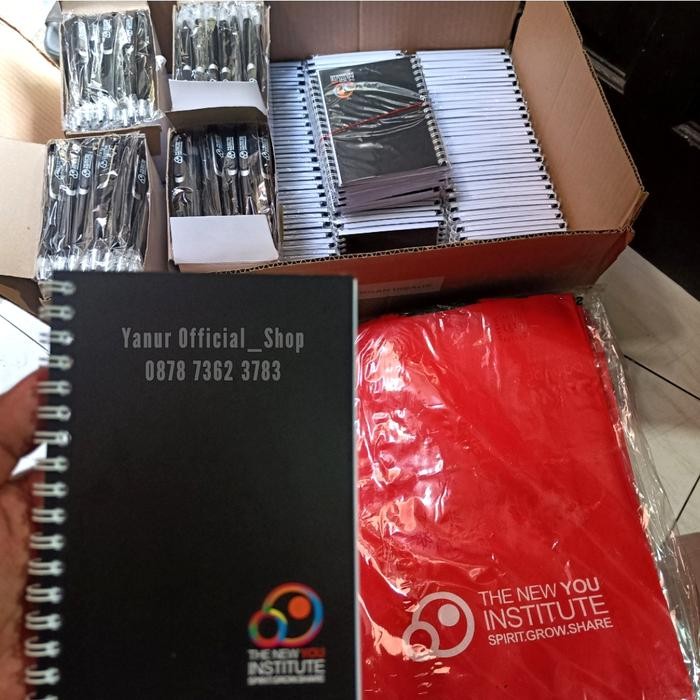 

paket seminar kit murah(goodie bag,pen,block note)/block notes custom