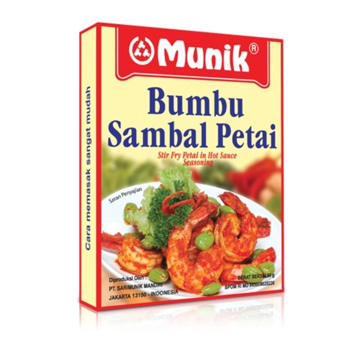

ASLI Bumbu Masak instant Bumbu Munik Sambal Petai sambel Pete Petay 90 Gr READY STOCK