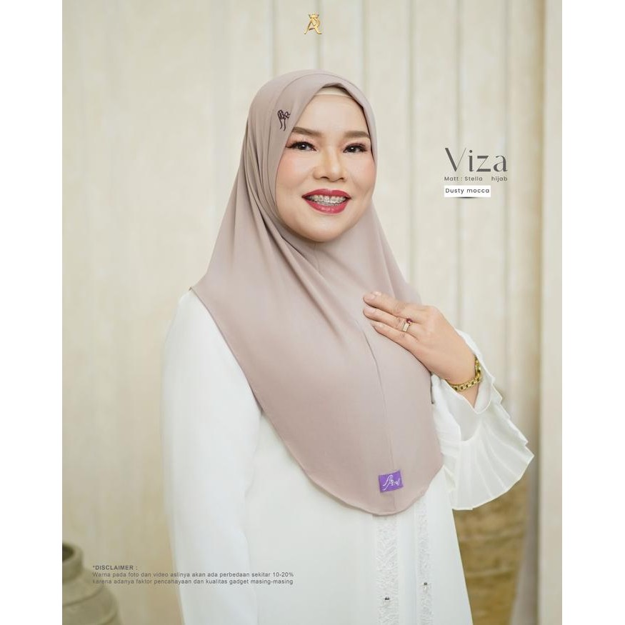 Pilihan- Ar Rafi X Oma Gala - Viza Hijab - Hijab Bergo Instan Semi Pet Bahan Stella