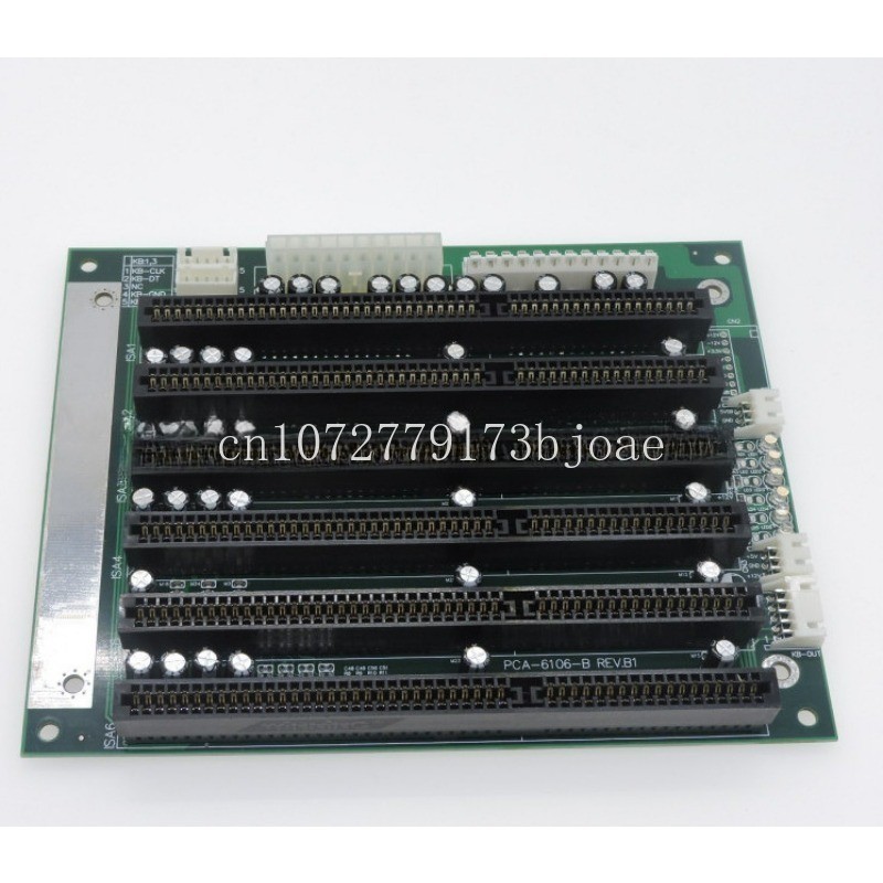 Industrial passive backplane Half-size CPU Card Supports ATX/AT power interface New IPC 6*ISA PCA-61