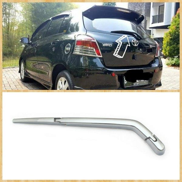Jual Cover Garnish Wiper Belakang Chrome Toyota Yaris 2007-2011