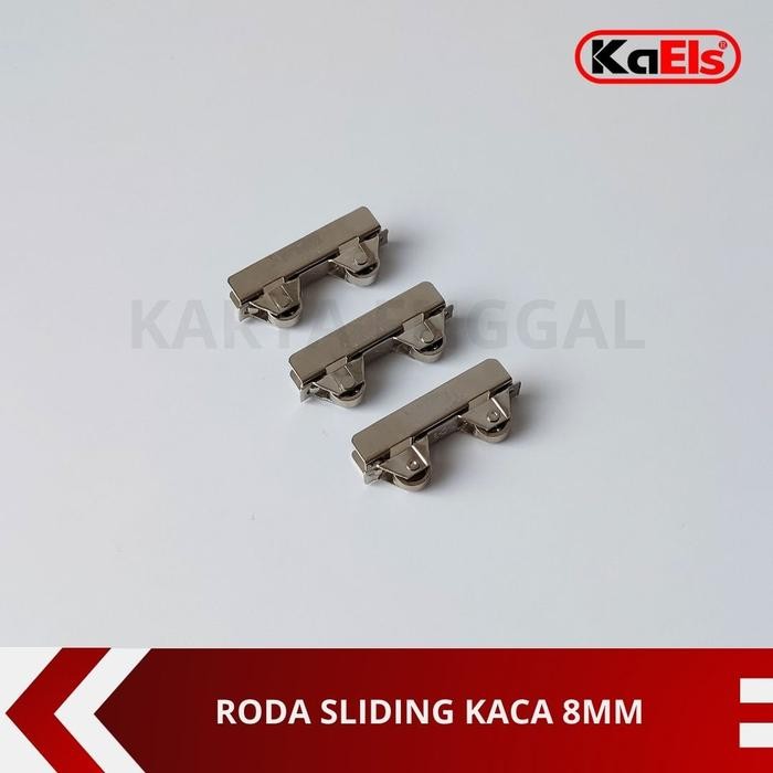 Roda Sliding Pintu Kaca 8mm - Roda Sliding Kaca