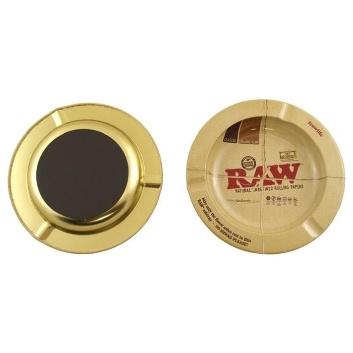 Raw Metal Ashtray With Magnet / Asbak Rokok Pasti Diskon