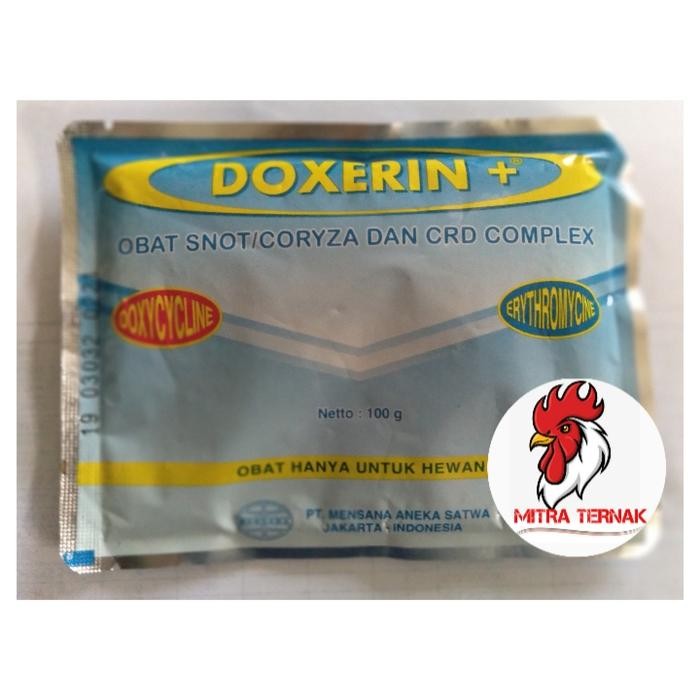 Doxerin plus 100gr obat snot/coryza dan crd complex