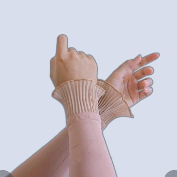 sarung tangan plisket muslimah kualitas premium