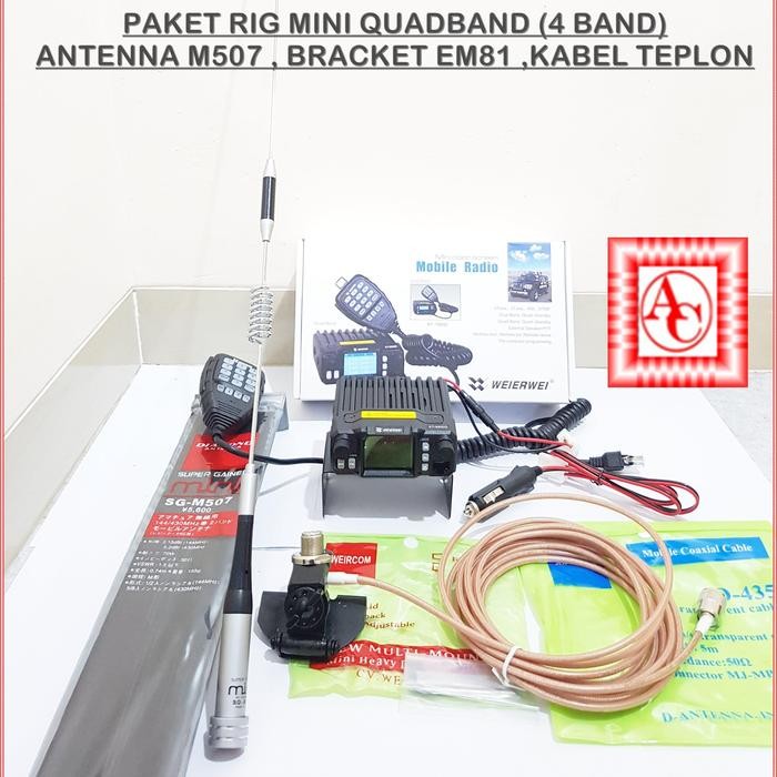 Ready JUAL RIG MINI WEIRWEI KT8900D 4BAND - RADIO RIG WEIRWEI KT 8900D 4Band Original