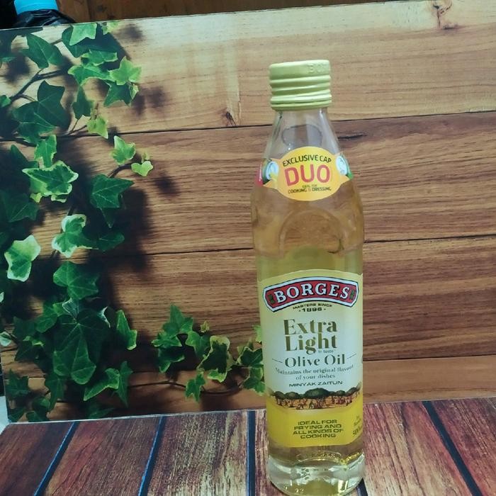 MINYAK ZAITUN BORGES EXTRA LIGHT KHUSUS MEMASAK MASAK 500 ML OLIVE OIL COD GRATIS ONGKIR