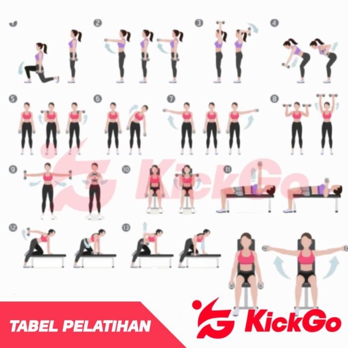 KickGo Dumbbell 4kg Barbel 4 Kg BARBEL Neoprene Barbel 4Kg Barbel Vinyl Anti slip 4kg premium