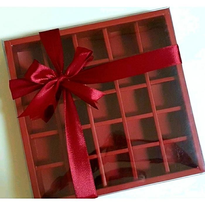 Box Mika Sekat 25 Nastar Coklat Brownies Dus Packaging Kemasan