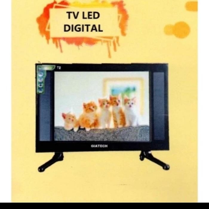 DISKON TV DIGITAL GIATECH LED 15" 17" 19" 22" 24" INCH