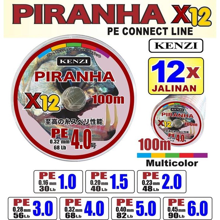 PJS PE. KENZI PIRANHA X12 (Color MULTICOLOR)