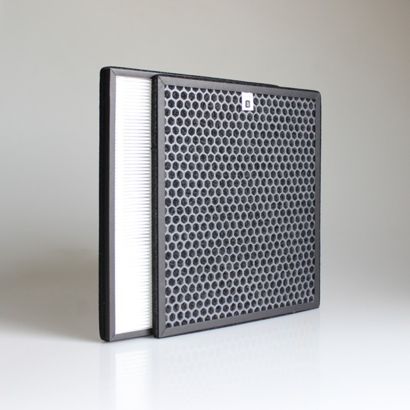 2pcs/lot Air purifier hepa air filter kit for  AC4002 AC4004 AC4012 Air purifier parts AC4123+AC4124