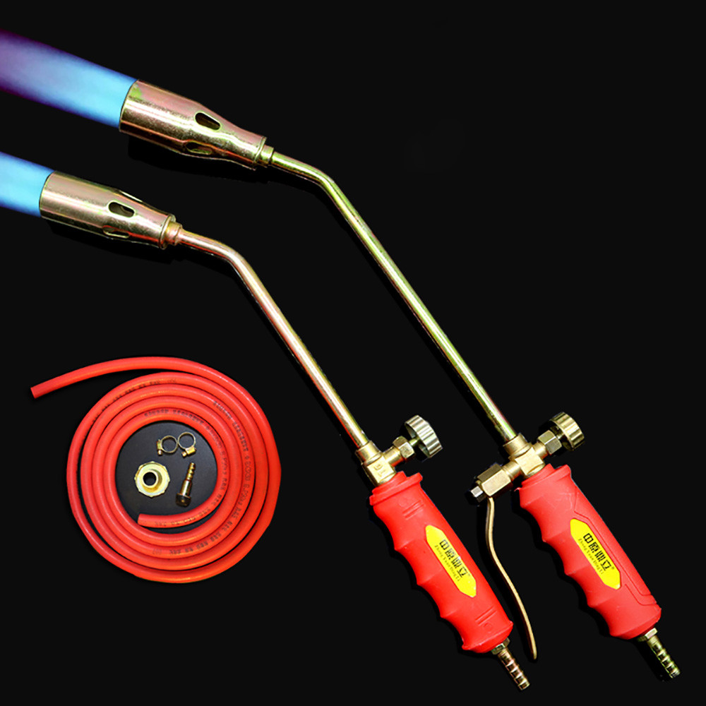 Terbaik Multifunctional High Temperature LPG Gas Welding Torch Household Burning Pig Hair Flamethrow