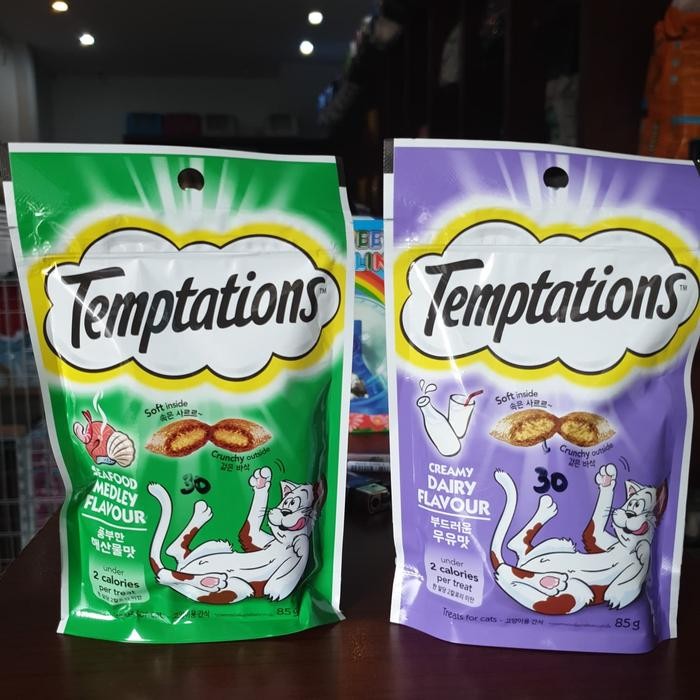 Snack Kucing Temptations No Whiskas Terbatas