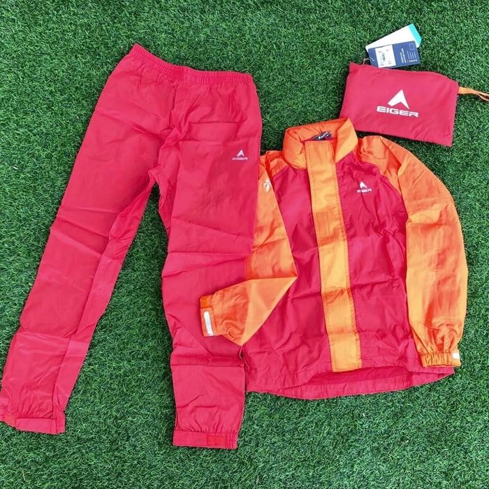 Jas hujan Eiger Anak Rainiest Kids 1.0 Raincoat Rainsuit kids Setelan