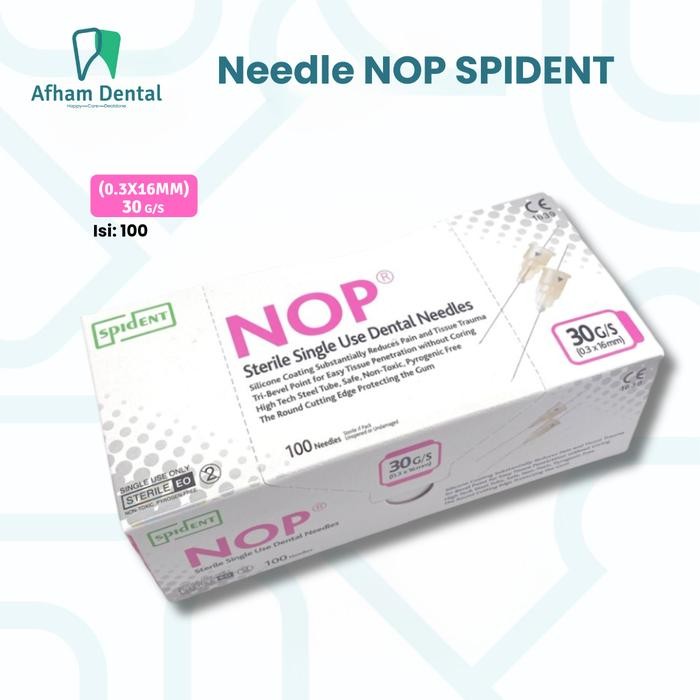 Terlaris Dental Needle Jarum Sitojek Citoject 12mm - 16mm - 21mm 30G NOP Spident SALE