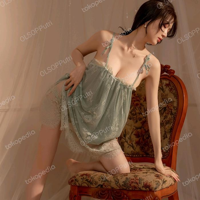 SEXY Set Lingerie Sexy Baju Tidur Wanita Cewek Dewasa 1 set + G string