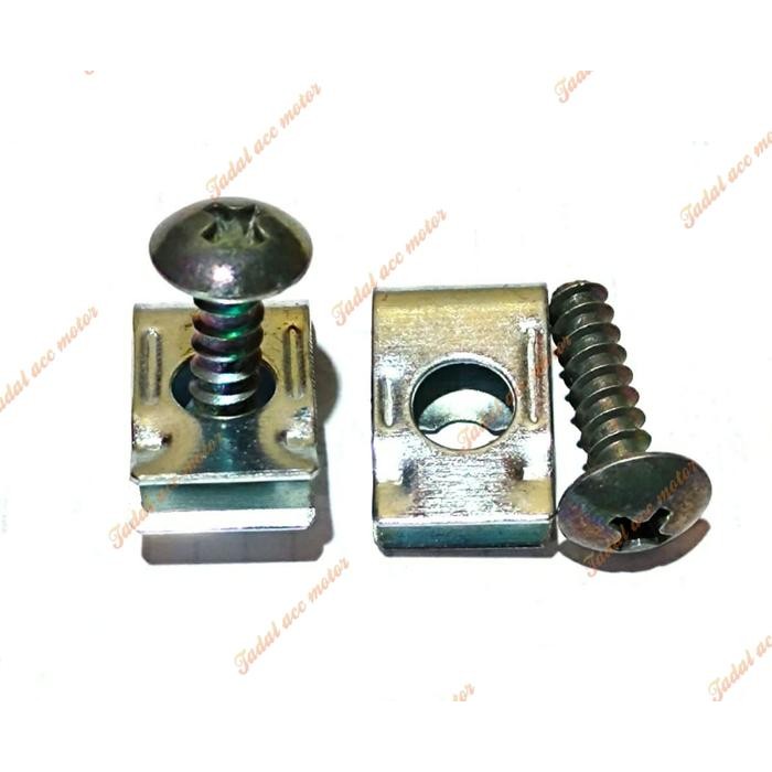 Rds - Baut Klip Body/Baut Kancing Klip Plastik Buat Motor Yamaha Dan Honda