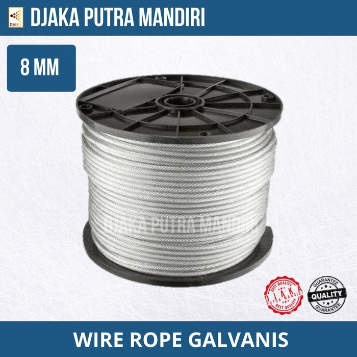 ~~~] WIRE ROPE - TALI SELING - KAWAT SELING BAJA 8MM