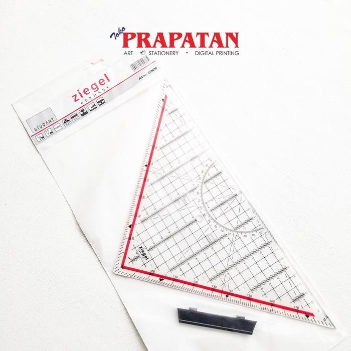 Ziegel Penggaris Segitiga Besar Art no 819430