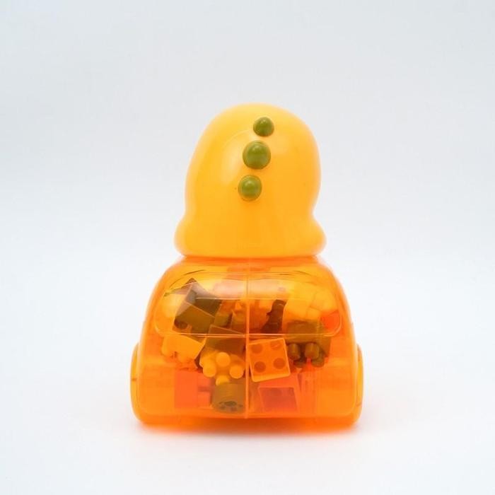 sygk- Ohsome - Mr. Man Nailong Building Blocks Car 50Pcs / Block Mainan Balok Susun Diy
