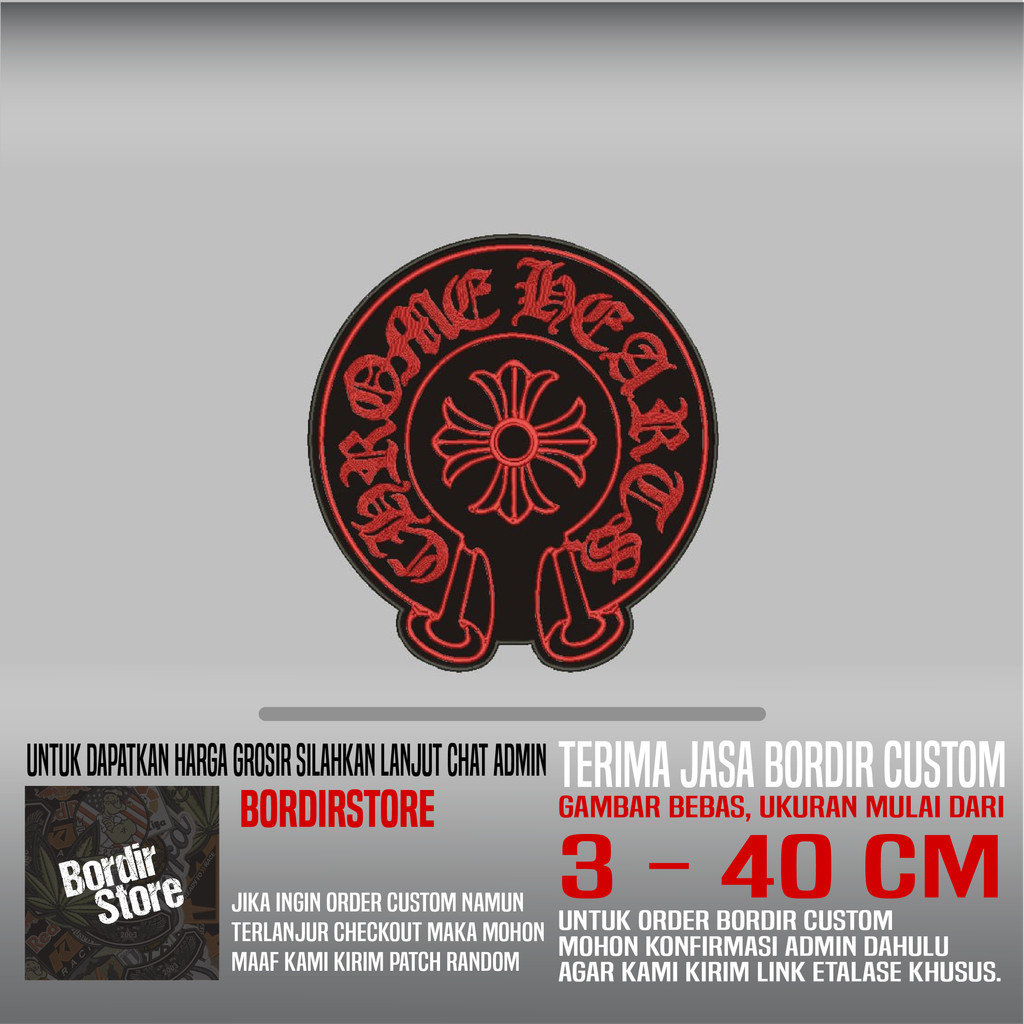BORDIR STORE PATCH BST-181 CHROME HEARTS
