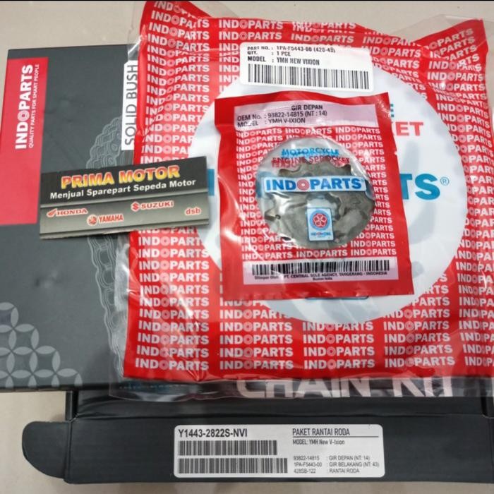 Gear Set Vixion New 1Pa Indopart Gir Set Vixion New 1Pa Indoparts