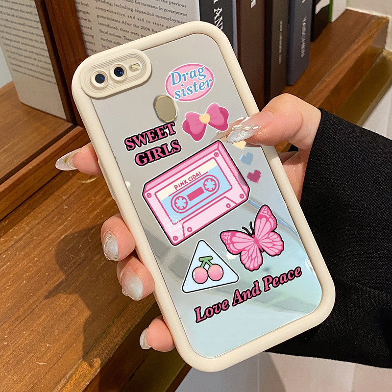 Casing Hp OPPO A7 OPPO A5s OPPO A12 OPPO A12S A11k Case HP Casing pola Gadis keren Kesing Kasing cer