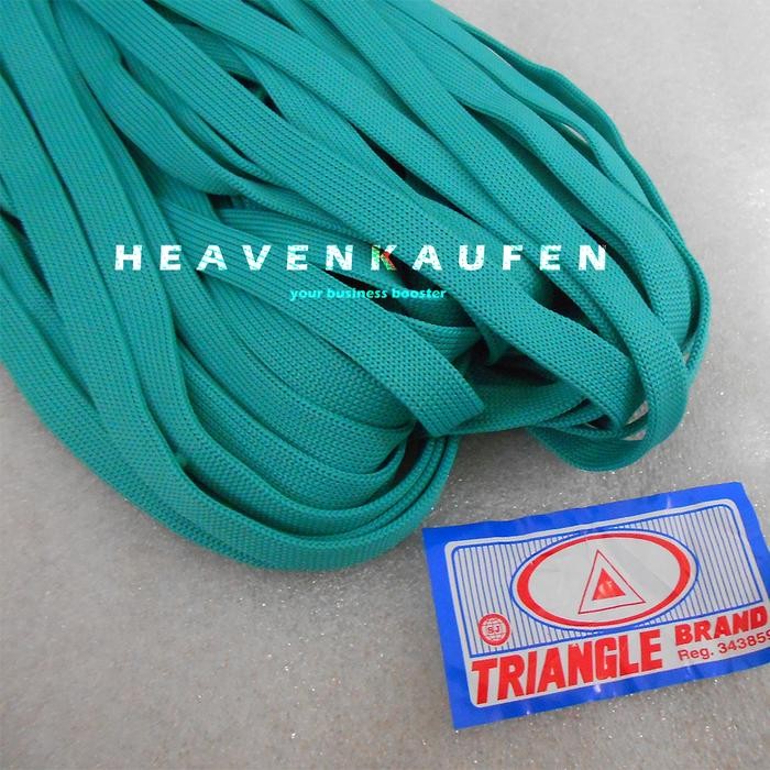 Tali Jaket Hoodie Lanyard Lebar 1 cm Warna Hijau Tosca Harga Per 5 Meter