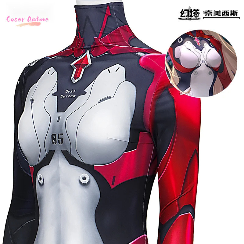 COSER GAME TOWER OF FANTASY NEMESIS COSPLAY COSTUME UNIFORM HALLOWEEN CARNIVAL PARTY CHRISTMAS PLAY