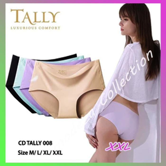 yrka- Celana Dalam Wanita Import Tally Size Xxl/ Cd Import Seamless Murah