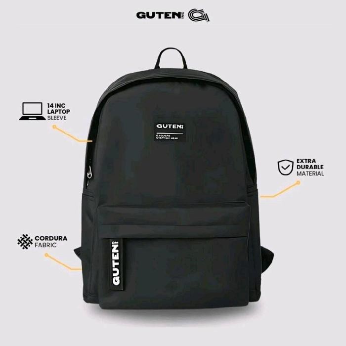 Guten Inc - Tas Ransel Backpack Cordura Bruce Black