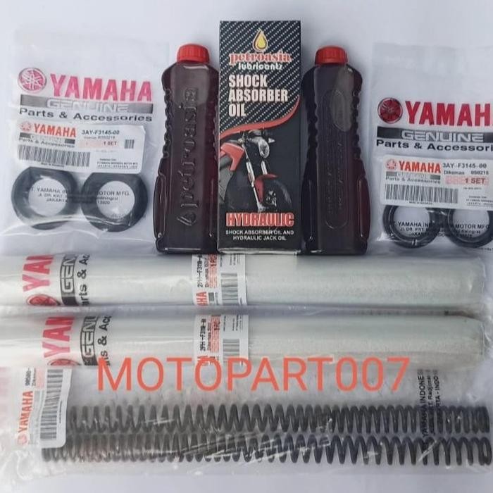 Mantab Paket As Shock Depan Seal Shock Oli Shock Per Shock Yamaha Mio M3 Mio Z Mio M3 Blue Core Soul